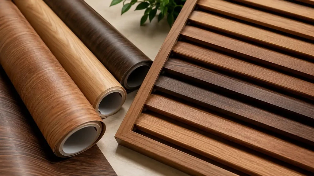 Wooden Hot Stamping Foil for Louver Panels